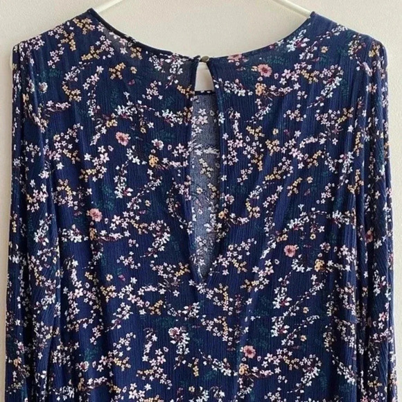American Eagle Outfitters Cold Shoulder Floral Dress, Size M - Picture 13 of 16